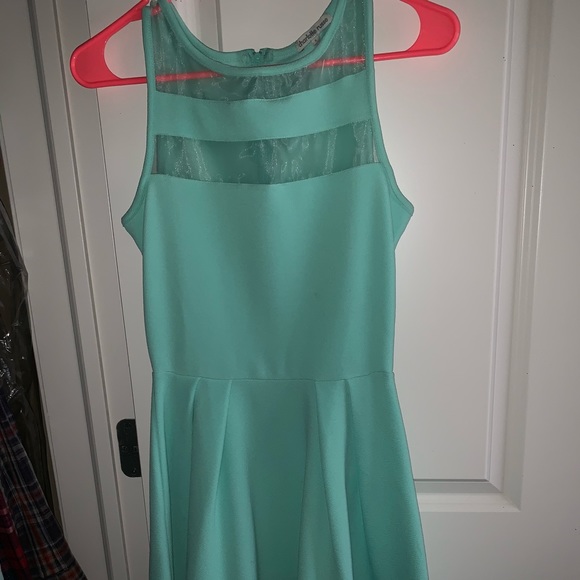 Mint Mesh Dress - Picture 1 of 2